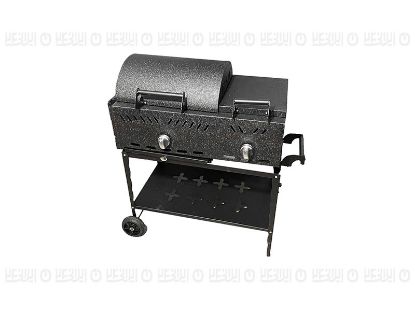 تصویر باربیکیو گازی زغالی با پلوپز گازاکس مدل 8040